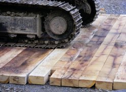 Hardwood Bog Mats | Crane Pads | Ryder Services